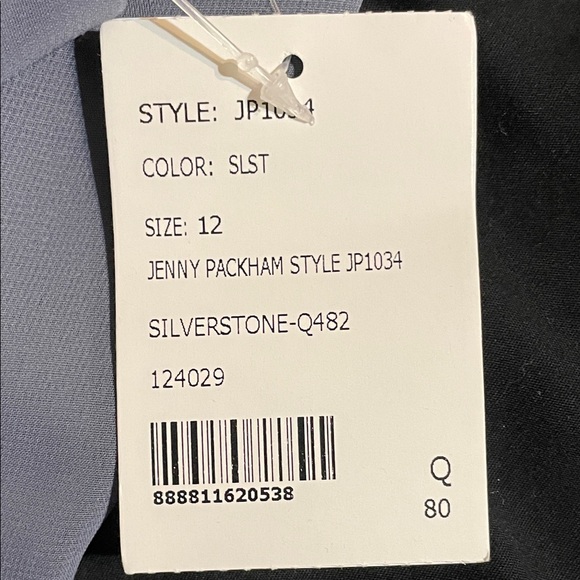 Jenny Packham Charcoal Halter Maxi Dress - Picture 11 of 13